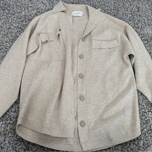 Wilfred Beige Knit Cardigan XS